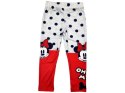 Legginsy Minnie Mouse 110/116 czerwone