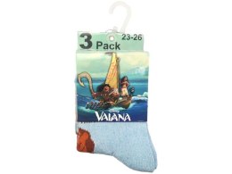 Skarpetki Vaiana Disney 3 pak 23/26